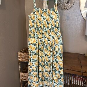 Abercrombie Kids Citrus Print Maxi Dress